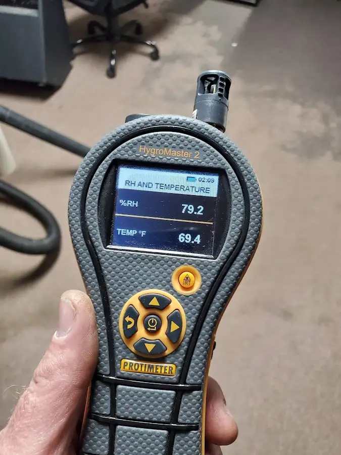 Moisture meter humidity assessment for Fire & Smoke Damage Restoration in Plattsmouth